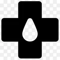 医学十字标志图标