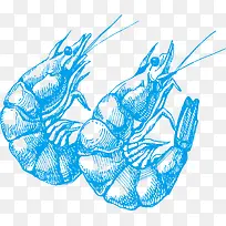 特色海鲜虾设计图片