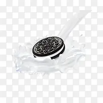 奥利奥饼干 牛奶花图片