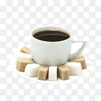 糖块和咖啡