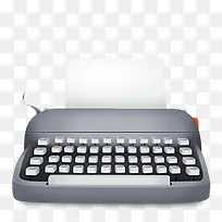 打字机作家oldschool-icon-set