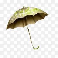 复古欧式绿叶花纹雨伞