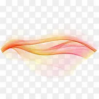 橘粉色线条波纹花纹