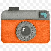 橙色照相机