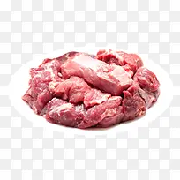 一盘生的筋头巴脑牛肉免抠