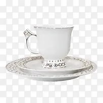 家居装饰白色茶杯瓷杯