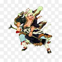 中国风插画鲁智深