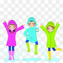 踩水坑玩