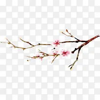 梅花中式艺术插花