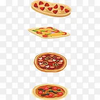 披萨矢量图片