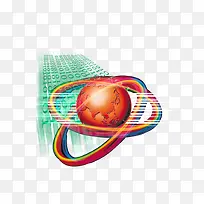 现代通信科技代码素材