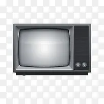 复古质感黑白电视机
