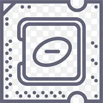 处理器芯片Outline-Smash-icons