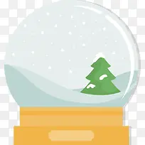 下雪的水晶球