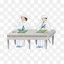 卡通创意流水线免抠图