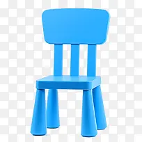蓝色儿童座椅