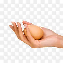 手拿鸡蛋