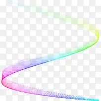 线条彩带光带螺旋曲线发光光效