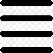 四水平线接口符号图标