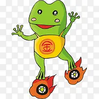 手绘青蛙