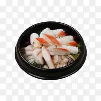 韩式海鲜蟹棒鱿鱼拌饭