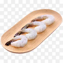 黑虎虾仁装盘免抠素材
