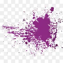 紫色喷墨矢量图