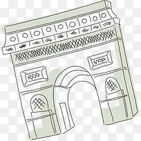 矢量艺术房屋建筑