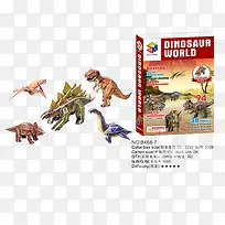 幼儿启智玩具立体拼图恐龙