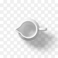 白色陶瓷茶壶