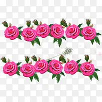 粉色玫瑰标题栏