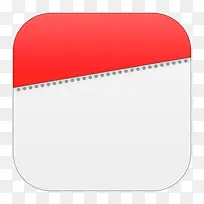 日历空白ios7-icons