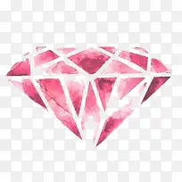 粉色渐变钻石