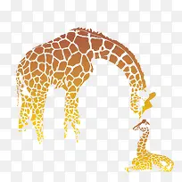 长颈鹿家庭图标