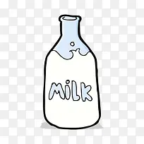 瓶装鲜牛奶
