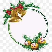 圣诞铜铃小球标题框
