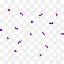 三角形 圆形 立体漂浮 紫色
