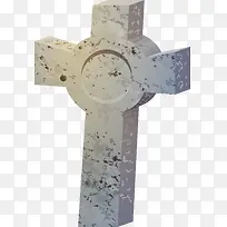 万圣节复古十字架