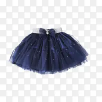 儿童女装清新唯美蓝色半身公主裙