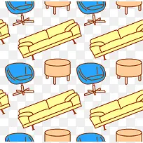 卡通沙发椅子
