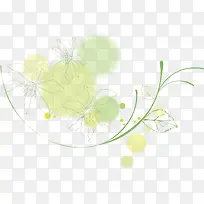 潮流透明花朵