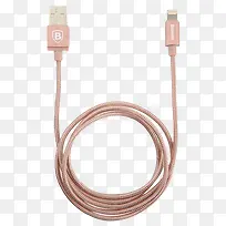 粉色苹果充电线