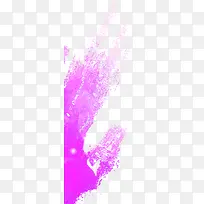 紫色创意粉末合成效果