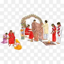 古印度婚礼图片