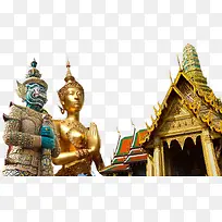 泰国寺庙佛像元素