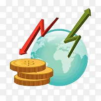 全球金钱增长降低趋势