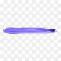 矢量水墨分割线紫色