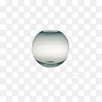 圆形玻璃装水滴