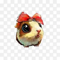 小猫咪头上的蝴蝶结