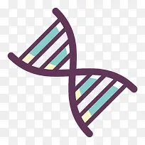 彩色手绘线稿基因元素